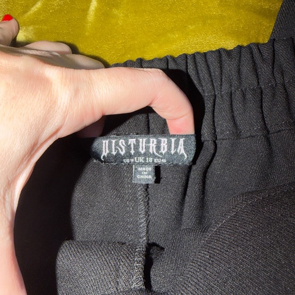 Disturbia Elder Tapered High Waist Trousers - Picture 2 of 4